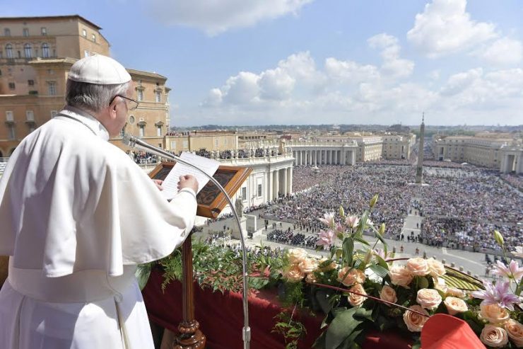 Accede al Mensaje completo de Papa Francisco Urbi et Orbi