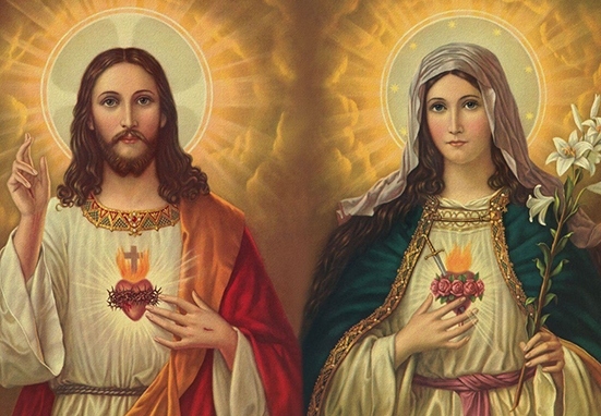 Oración de consagración al Sagrado Corazón de Jesús y al Inmaculado Corazón de María