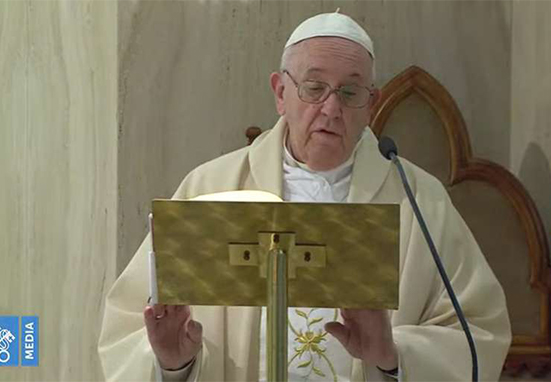 papa santa marta
