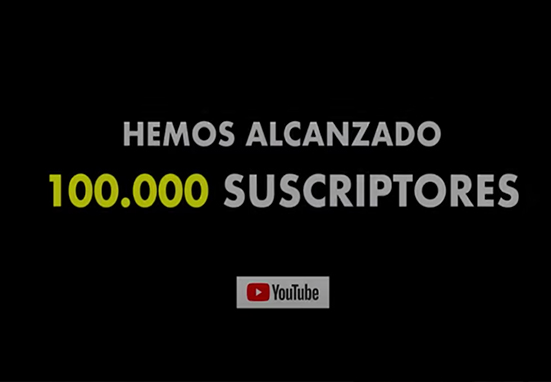 ¡Celebremos juntos que ya somos 100.000 suscriptores!