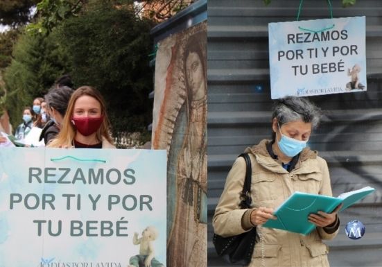 40 Días por la Vida, Barcelona: «A veces, hay gente en la calle que se suma a rezar con nosotros»