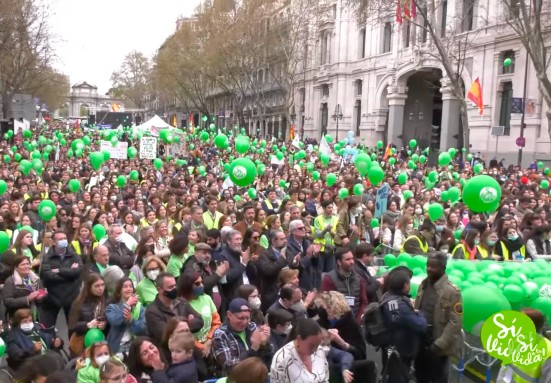 Miles de personas se suman al ¡Sí a la Vida! en el regreso a las calles después de la pandemia