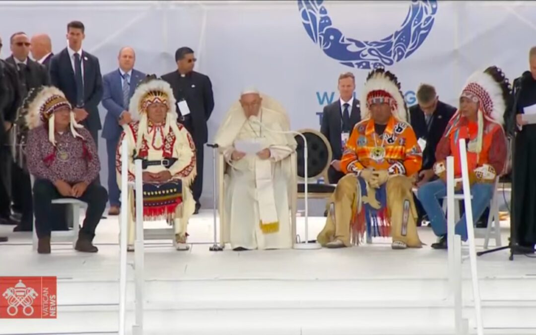 El Papa en Canadá pide de nuevo perdón y llama a la sanación y reconciliación