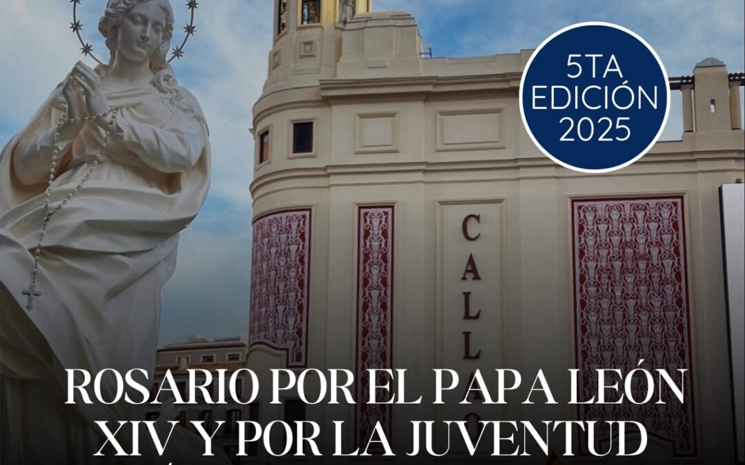 El sábado 24 de mayo por las calles de Madrid se rezará el santo rosario por la juventud y el Papa León XIV