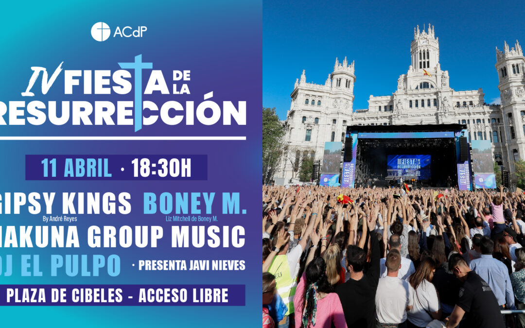 Madrid celebra la Pascua con la IV Fiesta de la Resurrección, el 11 de abril en Cibeles